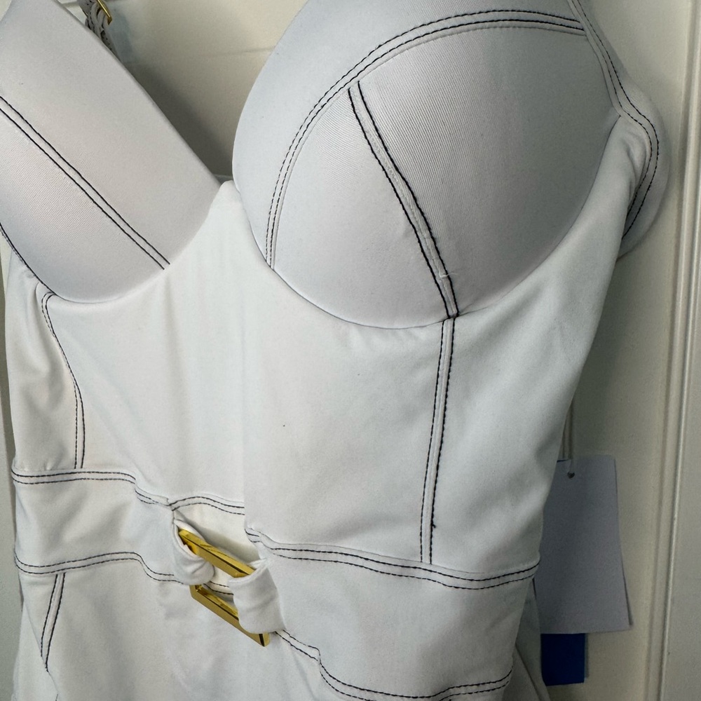 Bleu Rod Beattie White One Piece Swimsuit - Picture 2 of 4